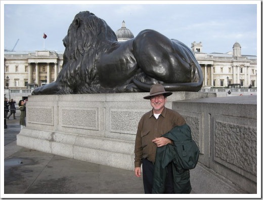 Dad and the Giant Lion